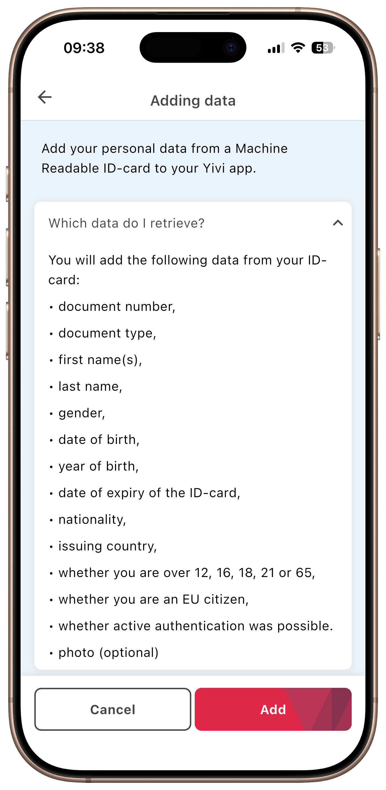 Add data