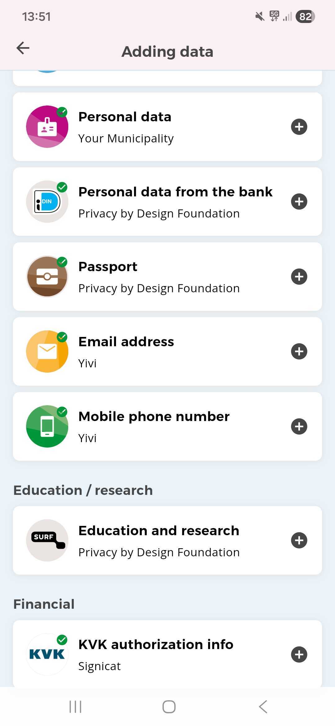 Paspoortgegevens toevoegen